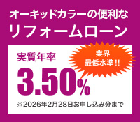 オーキッドカラーの便利な分割ローン